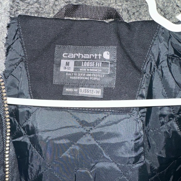 Carhartt Black Heavy Quilted Insulated Duck Jacket NWT; NEVER WORN - Picture 5 of 12